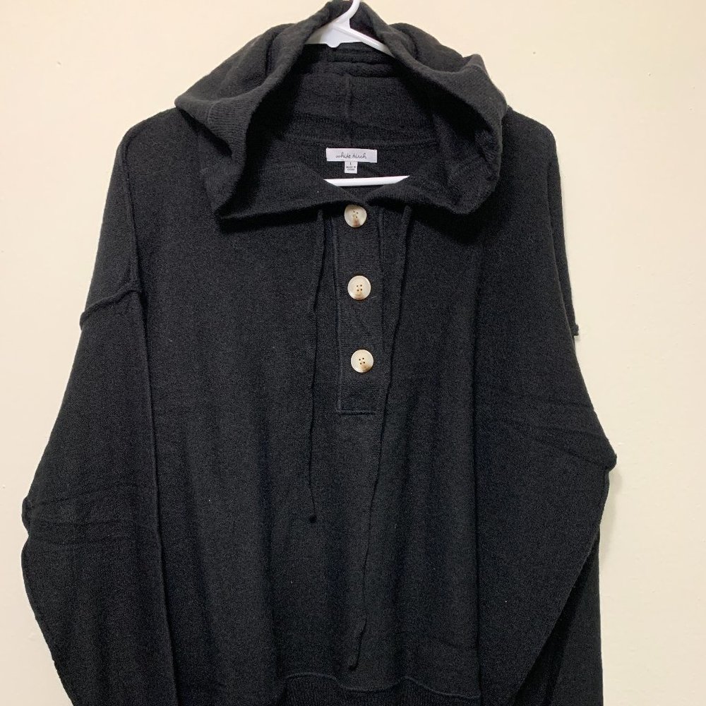 White Birch Tander Hooded Sweater Hentley- Black